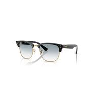 Ray-Ban Sunglasses Unisex Clubmaster Reverse - Black Frame Blue Lenses 54-21