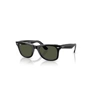 Ray-Ban Sunglasses Unisex Original Wayfarer Classic - Black On Transparent Frame Green Lenses 50-22