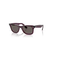 Ray-Ban Sunglasses Unisex Original Wayfarer Classic - Violet On Transparent Pink Frame Grey Lenses 50-22