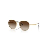 Ray-Ban Sunglasses Unisex Rb3727d - Arista Gold Frame Brown Lenses 57-19