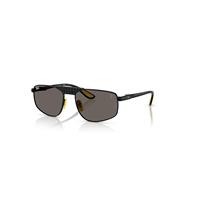 Ray-Ban Sunglasses Unisex Rb3776m Scuderia Ferrari Collection - Black Frame Grey Lenses 58-18