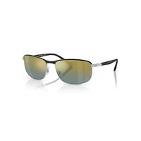 Ray-Ban Sunglasses Unisex Rb3671ch Chromance - Black Frame Gold Lenses Polarized 60-16