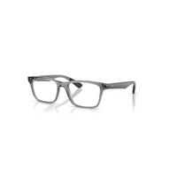 Ray-Ban Eyeglasses Unisex Rb7025 Optics - Dark Grey Frame Clear Lenses Polarized 55-17