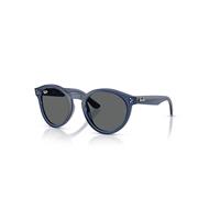 Ray-Ban Sunglasses Unisex 2180 Reverse - Transparent Navy Blue Frame Grey Lenses 52-22