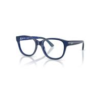 Ray-Ban Eyeglasses Unisex Rb1950 Optics Kids Bio-based - Blue On Transparent Blue Frame Clear Lenses Polarized 46-17