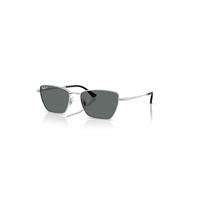 Ray-Ban Sunglasses Unisex Drea Bio-based - Silver Frame Grey Lenses Polarized 53-18