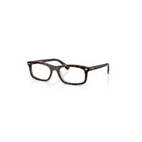 Ray-Ban Eyeglasses Unisex Rb5450 Optics - Havana Brown Frame Clear Lenses Polarized 54-19