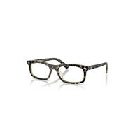 Ray-Ban Eyeglasses Unisex Rb5450 Optics - Havana Green Frame Clear Lenses Polarized 56-19