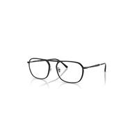 Ray-Ban Eyeglasses Unisex Rb6548 Optics - Black Frame Clear Lenses Polarized 53-19