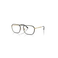 Ray-Ban Eyeglasses Unisex Rb6548 Optics - Arista Gold Frame Clear Lenses Polarized 55-19