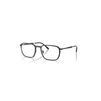 Ray-Ban Eyeglasses Unisex Rb6549 Optics - Black Frame Clear Lenses Polarized 53-20
