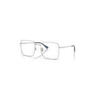 Ray-Ban Eyeglasses Unisex Brix Optics Bio-based - Silver Frame Clear Lenses Polarized 55-19