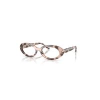 Ray-Ban Eyeglasses Woman Rb2223v Optics - Opal Pink Havana Frame Clear Lenses Polarized 54-19