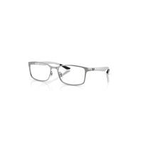 Ray-Ban Eyeglasses Unisex Rb8424 Optics - Gunmetal Frame Clear Lenses Polarized 57-18