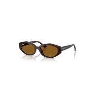 Ray-Ban Sunglasses Unisex Rb4473d - Dark Brown Frame Brown Lenses Polarized 56-18