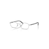 Ray-Ban Eyeglasses Unisex Rb6551d Optics - Transparent Dark Grey Frame Clear Lenses Polarized 53-18
