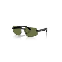 Ray-Ban Sunglasses Unisex Rb4475 Polarized Ultra Lenses - Sand Black Frame Green Lenses Polarized 60-16