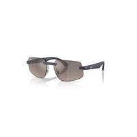 Ray-Ban Sunglasses Unisex Rb4475 Polarized+ Lenses - Sand Dark Blue Frame Grey Lenses Polarized 60-16