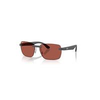 Ray-Ban Sunglasses Unisex Rb4470 Polarized Ultra Lenses - Sand Grey Frame Red Lenses Polarized 62-16