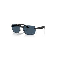 Ray-Ban Sunglasses Unisex Rb4470 Polarized Ultra Lenses - Sand Black Frame Blue Lenses Polarized 59-16