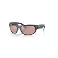 Ray-Ban Sunglasses Unisex Ray-Ban Star Wars Kylo Ren Mega Balorama - Transparent Black Frame Red Lenses Polarized 63-19