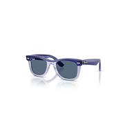 Ray-Ban Sunglasses Children Mini Street Neat - Blue Transparent Frame Blue Lenses 45-20