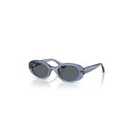 Ray-Ban Sunglasses Children Rb9141s Kids - Transparent Blue Frame Grey Lenses Polarized 45-20