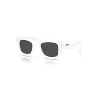 Ray-Ban Sunglasses Unisex Wayfarer Puffer - White Frame Black Lenses 50-23
