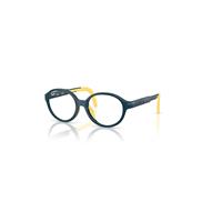 Ray-Ban Eyeglasses Children Rba1981 Optics Kids Bio-based - Blue & Yellow Frame Clear Lenses Polarized 45-15