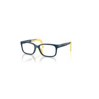 Ray-Ban Eyeglasses Children Rba1980 Optics Kids Bio-based - Blue & Yellow Frame Clear Lenses Polarized 47-14