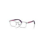 Ray-Ban Eyeglasses Children Rb1061 Optics Kids Bio-based - Purple & Violet Frame Clear Lenses Polarized 48-15