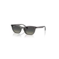 Ray-Ban Sunglasses Unisex Rb4474d - Transparent Dark Grey Frame Grey Lenses 54-18