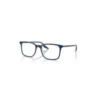 Ray-Ban Eyeglasses Unisex Rb5421 Optics - Blue Transparent Frame Clear Lenses Polarized 55-19