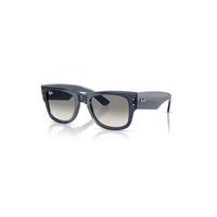 Ray-Ban Sunglasses Unisex Mega Wayfarer - Transparent Dark Blue Frame Grey Lenses 51-21