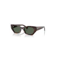 Ray-Ban Sunglasses Unisex Zena Bio-based - Havana Frame Green Lenses 52-22