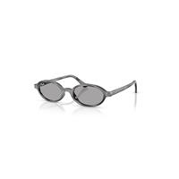 Ray-Ban Sunglasses Unisex Khal Bio-based - Dark Grey Havana Frame Blue Lenses 51-20
