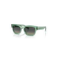 Ray-Ban Sunglasses Unisex Rb2228m Scuderia Ferrari Collection - Transparent Green Frame Grey Lenses 53-19