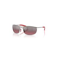 Ray-Ban Sunglasses Unisex Rb3819m Scuderia Ferrari Collection - Gunmetal Frame Violet Lenses Polarized 62-18