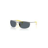 Ray-Ban Sunglasses Unisex Rb3819m Scuderia Ferrari Collection - Gunmetal Frame Blue Lenses 62-18