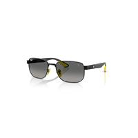 Ray-Ban Sunglasses Unisex Rb8329m Scuderia Ferarri Collection - Matte Black Frame Grey Lenses 59-19