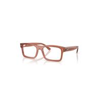 Ray-Ban Eyeglasses Unisex Rb5435 Optics - Transparent Brown Frame Clear Lenses Polarized 56-19