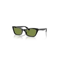 Ray-Ban Sunglasses Woman Lady Burbank - Black Frame Green Lenses 52-20