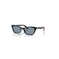 Ray-Ban Sunglasses Woman Lady Burbank - Black Frame Blue Lenses 52-20