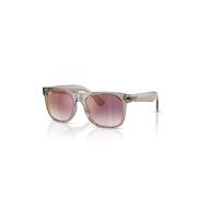 Ray-Ban Sunglasses Children Justin Kids Summer Capsule - Transparent Grey Frame Grey Lenses 48-16