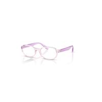Ray-Ban Eyeglasses Children Rb1904 Optics Kids Bio-based - Transparent Violet Frame Clear Lenses Polarized 46-15