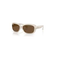 Ray-Ban Sunglasses Woman Jackie Ohh - Opal Ivory Frame Brown Lenses 58-17