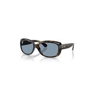 Ray-Ban Sunglasses Woman Jackie Ohh - Light Havana Frame Blue Lenses 58-17