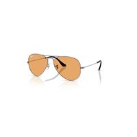 Ray-Ban Sunglasses Unisex Aviator Classic Summer Capsule - Gunmetal Frame Orange Lenses 58-14