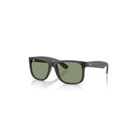 Ray-Ban Sunglasses Man Justin Classic - Opal Grey Frame Green Lenses 51-16