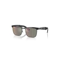 Ray-Ban Sunglasses Unisex Wayfarer Deluxe - Black Frame Brown Lenses 53-18